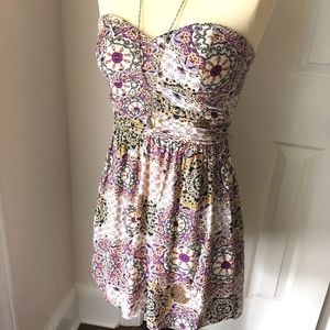 Boho Strapless Dress